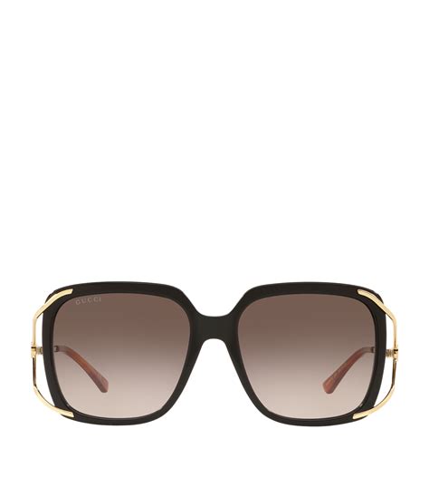 gucci sunglasses 2017 square|Gucci women's oversized square sunglasses.